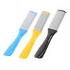 Beatifufu 3pcs Professional Foot File Stainless Steel Callus Remover Scraper for Dry Cracked Feet Care Tool with Comfortable Handle for Salon and Home Pedicure view 1