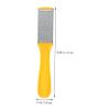 Beatifufu 3pcs Professional Foot File Stainless Steel Callus Remover Scraper for Dry Cracked Feet Care Tool with Comfortable Handle for Salon and Home Pedicure view 2