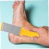 Beatifufu 3pcs Professional Foot File Stainless Steel Callus Remover Scraper for Dry Cracked Feet Care Tool with Comfortable Handle for Salon and Home Pedicure view 3