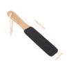 Beatifufu Dual-Sided Handheld Foot File with Beech Handle and Carbide Scrubbing Surface for Callus and Dead Skin Removal Professional Pedicure Tool for Smooth Healthy Feet Care view 2
