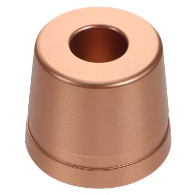 IWOWHERO Rose Gold Aluminum Safety Razor Stand for Men Manual Shaving Tools Organizer Compact Bathroom Holder with Wear-resistant Slip-resistant Base Razor Storage for Air Drying and