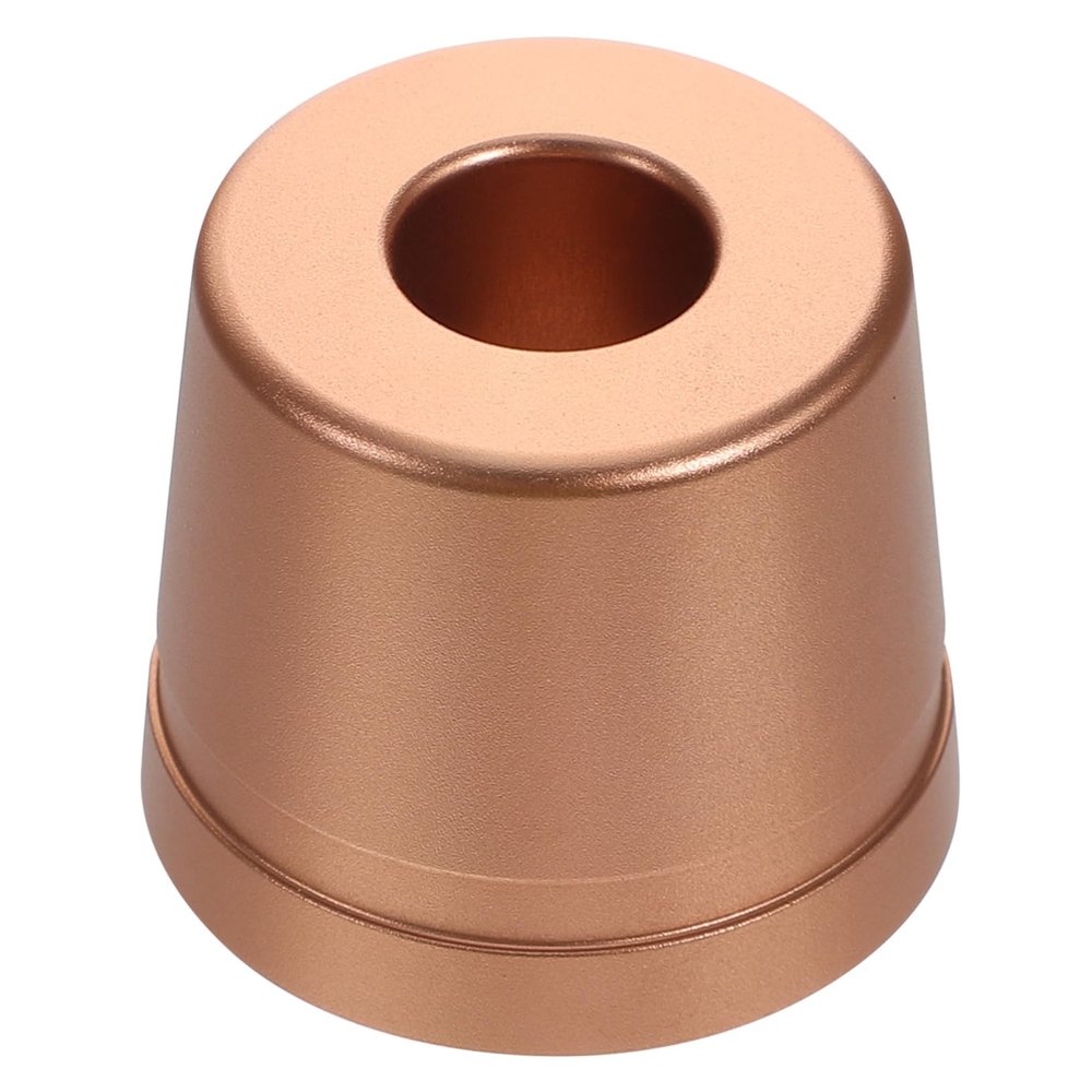IWOWHERO Rose Gold Aluminum Safety Razor Stand for Men Manual Shaving Tools Organizer Compact Bathroom Holder with Wear-resistant Slip-resistant Base Razor Storage for Air Drying and
