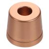 IWOWHERO Rose Gold Aluminum Safety Razor Stand for Men Manual Shaving Tools Organizer Compact Bathroom Holder with Wear-resistant Slip-resistant Base Razor Storage for Air Drying and view 1