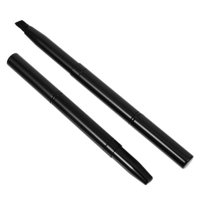Beatifufu 2pcs Double-ended Angled Eyebrow Brush with Cap Professional Cosmetic Brushes for Precise Brow Shaping and Defining Portable Makeup Tools for Eyebrow Paint and Eye Shadow