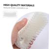 HAKIDZEL Soft Bristle Nail Cleaning Brush for Fingernail and Toe Scrub Flexible Bristles for Nail and Crevice Cleaning Portable Small White Brush Kit for Travel and Home Use view 2