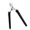 Beatifufu Dead Skin Removal Scissor Nail Barb Trimming Tool with Anti-skid Handle Compact Black Cuticle Nipper for Home Manicure and Pedicure Care view 1