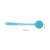 HAKIDZEL Silicone Bath Brush Long Handle Body Scrubber Exfoliating Back Brush for Shower with Hanging Soft Skin Massage Tool in Green view 2