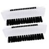 HAKIDZEL 2Pcs Two-sided Nail Cleaning Brush with Soft Bristles Lightweight Portable Hand and Fingernail Scrub for Daily Use Easy Grip Design for Toe and Nail Gap Cleaning view 1