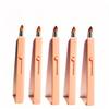 Beatifufu Portable Retractable Lip Brush Makeup Beauty Tool for Lipstick and Eyeshadow Application Warm Orange Compact Lipstick Applicator with Protective Design for Travel and Daily Use view 3