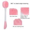YolieraArt Double Headed Facial Cleansing Brush, 5pcs Silicone Face Brush Set with Mud Mask Spoon, Nose and Skin Cleansing Tool for Facial Care view 4
