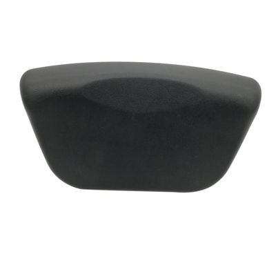Beatifufu Ergonomic PU Bath Cushion with Strong Non-Slip Suction Cups for Relaxing Neck Head Back and Shoulders Support Portable Spa Bath Pillow Suitable for Adults and Black