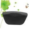 Beatifufu Ergonomic PU Bath Cushion with Strong Non-Slip Suction Cups for Relaxing Neck Head Back and Shoulders Support Portable Spa Bath Pillow Suitable for Adults and Black view 2