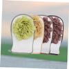 Mikinona 3pcs Double Sided Bath Exfoliating Gloves Body Scrub Mitts for Couples Dead Skin Remover Spa Shower Gloves with Hanging Loop Random Colors Random Color view 2
