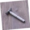 Beatifufu Double Edge Safety Razor Stainless Steel Men Shaving Razor with Textured Grip for Close Smooth Shave Professional Barber Home Use view 4