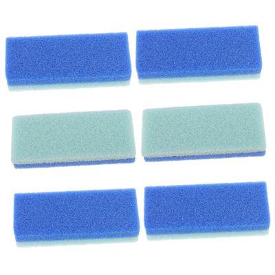 LIFKOME 6pcs Foot Exfoliator Scrub Portable Pumice Stone for Dead Skin Removal Callus Remover Hard Skin Foot File with Massage Function for Home Office Travel Use