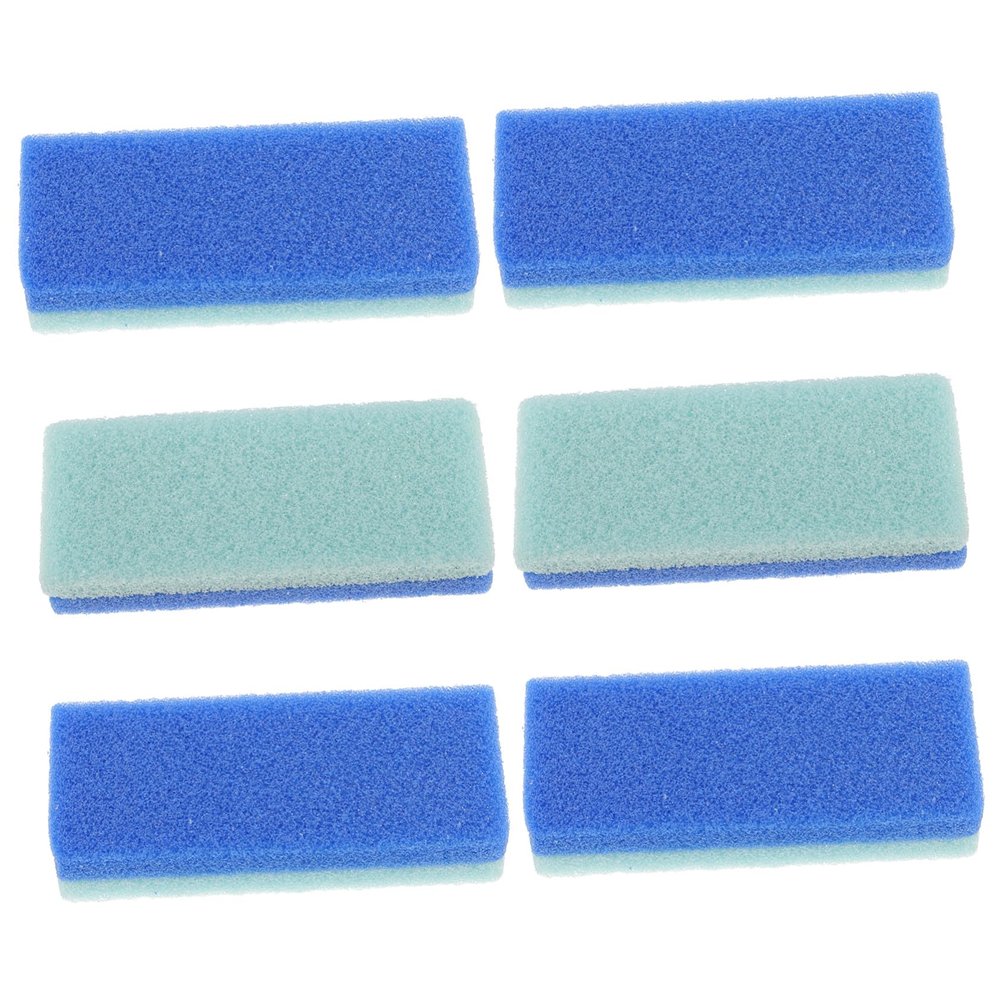 LIFKOME 6pcs Foot Exfoliator Scrub Portable Pumice Stone for Dead Skin Removal Callus Remover Hard Skin Foot File with Massage Function for Home Office Travel Use