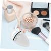 Beatifufu Mini Travel Eyelash Curler Plastic Fish Scale Pattern Wide-Angle Lash Curler with Comfortable Grip and Refill Pads for Home Go Lash Styling view 4