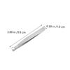 Gogogmee Stainless Steel Nose Hair Clip Trimmer Portable Lightweight Round Head Design Male Grooming Tool with Green Case for Personal Nose Care view 3