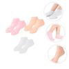 Beatifufu 3Pairs Moisturizing Skin Care Socks for Women Elastic Breathable Boat Socks with Intensive Hydration Exfoliating and Softening Foot Covers for Dry Cracked Heels and Calluses Home view 2
