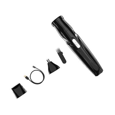 LALADEFIEE Electric Nose Hair Trimmer for Men and Women Arch Cutter Head Portable Rechargeable Vibrissa Clipper with Protective Cover Fast and Safe Nose Hair Removal Abs Material
