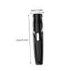 LALADEFIEE Electric Nose Hair Trimmer for Men and Women Arch Cutter Head Portable Rechargeable Vibrissa Clipper with Protective Cover Fast and Safe Nose Hair Removal Abs Material view 2