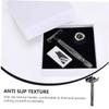 Beatifufu Manual Shaving Cutter with Anti-slip Handle and Double-edged Razor for Close Smooth Shave Beard Shaver Tool with Base Comfortable Grooming Accessory for Men view 3