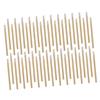 Beatifufu 50Pcs Disposable Wooden Lip Brush Portable Lipstick Applicators with Soft Flocking Tips for Hygienic Makeup Application for Lip Gloss and Eyeshadow Use view 1
