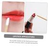 Beatifufu 50Pcs Disposable Wooden Lip Brush Portable Lipstick Applicators with Soft Flocking Tips for Hygienic Makeup Application for Lip Gloss and Eyeshadow Use view 3