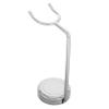 IWOWHERO Alloy Shaver Stand Non-slip Razor Brush Holder for Men Quick Drying Shaving Brush Organizer Razor Storage Rack Space-saving Grooming Tool Holder for Bathroom Countertops view 1