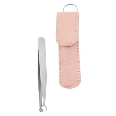 COOLHIYA Stainless Steel Nose Hair Clipper Trimming Tool Lightweight Portable for Men Facial Care with Random Color Random Color