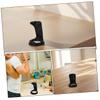 COOLHIYA 2pcs Plastic Shaving Brush Stand and Razor Rack Holder for Mens Beard Brush Organizer Portable Black Tool Base 2pcs view 3