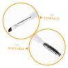 LIFKOME Double-ended Makeup Brush for Women Soft Gentle Bristles Spiral Brow Brush for Smooth Precise Grooming and Makeup Application view 3