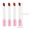Beatifufu 4pcs Matte Lipstick Set for Women Small Portable Lip Gloss Kit Easy to Apply Velvet Finish Lipsticks for Dark Skin and Women for Parties Travel and Daily Use view 2