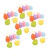 PLAFOPE 36pcs Exfoliating Bath Sponge Honeycomb Shower Poufs with Hanging Design for Gentle Body Scrubbing and Spa Care Soft Washcloths for Full Body Cleaning and Easy Storage view 1