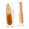 COOLHIYA Dual-Sided Foot Scrubber with Sanding Levels Ergonomic Grip Foot Brush and Pumice for Callus Removal and Pedicure Care view 2