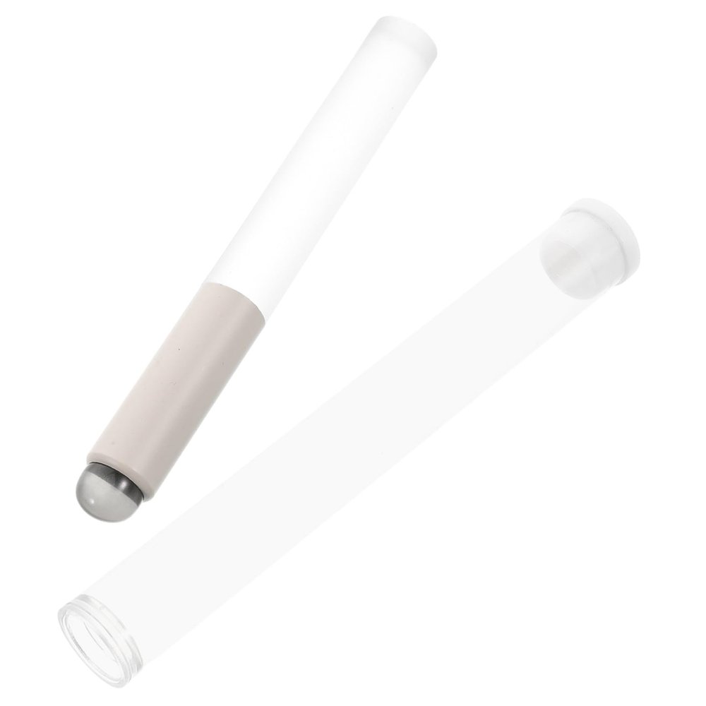 COOLHIYA Transparent Jelly Silicone Lip Brush Round Head Applicator for Lipstick Lip Gloss Balm Mask Concealer Easy to Clean Portable Makeup Tool