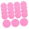 Beatifufu 50pcs Round Makeup Removal Sponges Soft Cellulose Facial Cleansing Puff for Gentle Skin Care Reusable Face Washing Sponge Suitable for Dry and Sensitive Skin Bulk Pink view 1