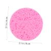 Beatifufu 50pcs Round Makeup Removal Sponges Soft Cellulose Facial Cleansing Puff for Gentle Skin Care Reusable Face Washing Sponge Suitable for Dry and Sensitive Skin Bulk Pink view 2