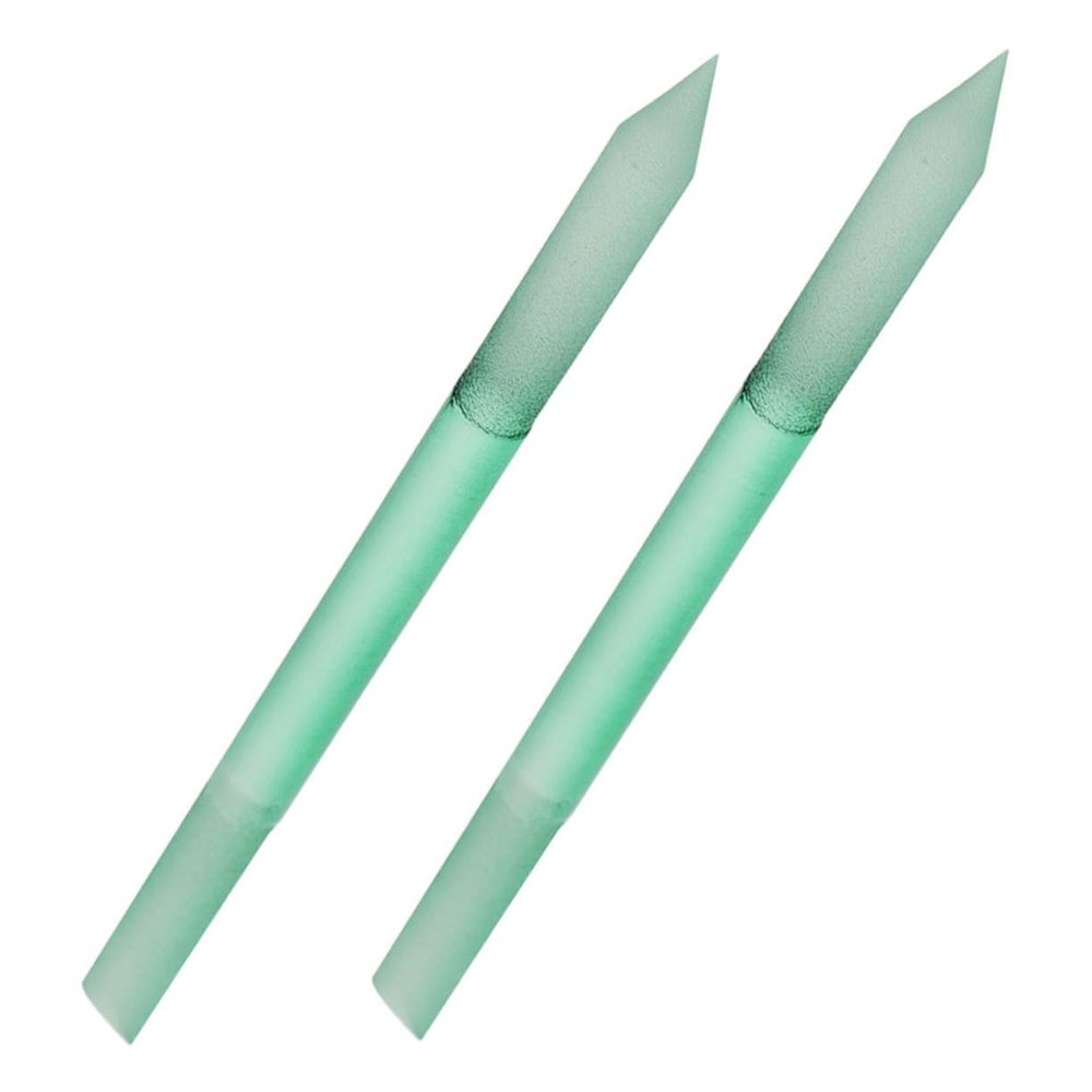 Beatifufu 2pcs Nano Glass Nail Files and Buffers with Fine Texture for Precise Shaping and Polishing Crystal Nail Care Tools for Manicure and Travel Compact Portable Design
