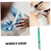 Beatifufu 2pcs Nano Glass Nail Files and Buffers with Fine Texture for Precise Shaping and Polishing Crystal Nail Care Tools for Manicure and Travel Compact Portable Design view 3