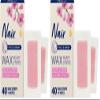 Nair Hair Remover Wax Ready Strips, Face and Bikini Hair Removal Wax Strips, 40 Count (Pack of 2) view 1