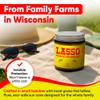 LASSO Tallow Sun Balm  Natural Moisturizing Balm with Non-Nano Zinc, Beeswax & Vitamin E  4oz Glass Jar  Grass-Fed - finished Tallow  Reef-Safe, Sensitive Skin-Friendly view 2