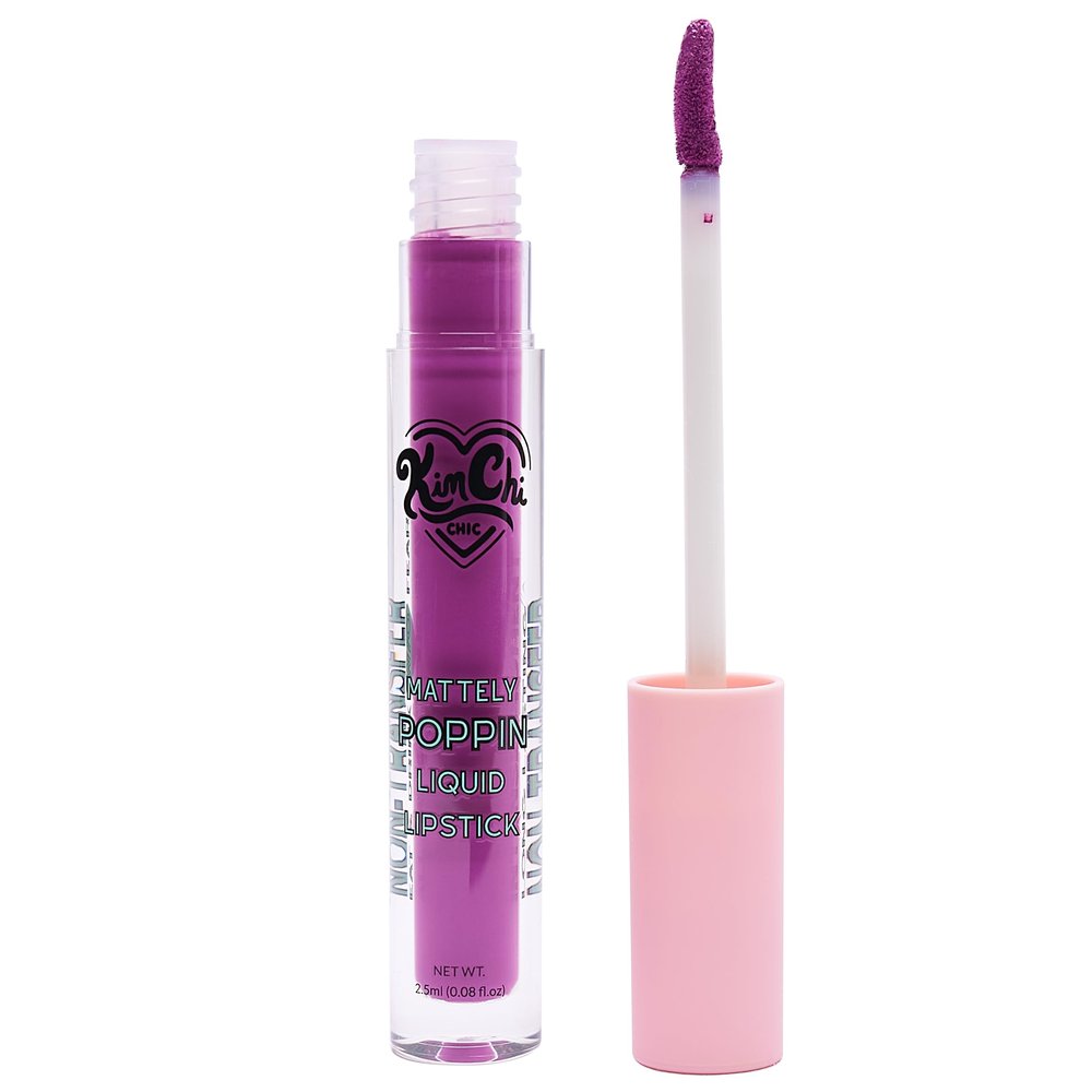 Kimchi Chic Beauty Mattely Poppin Liquid Lipstick, Long-Lasting, Highly Pigmented Matte Lip Color, Smudge-Proof, All-Day Wear, Vegan & Cruelty-Free, 13 To the Gawds
