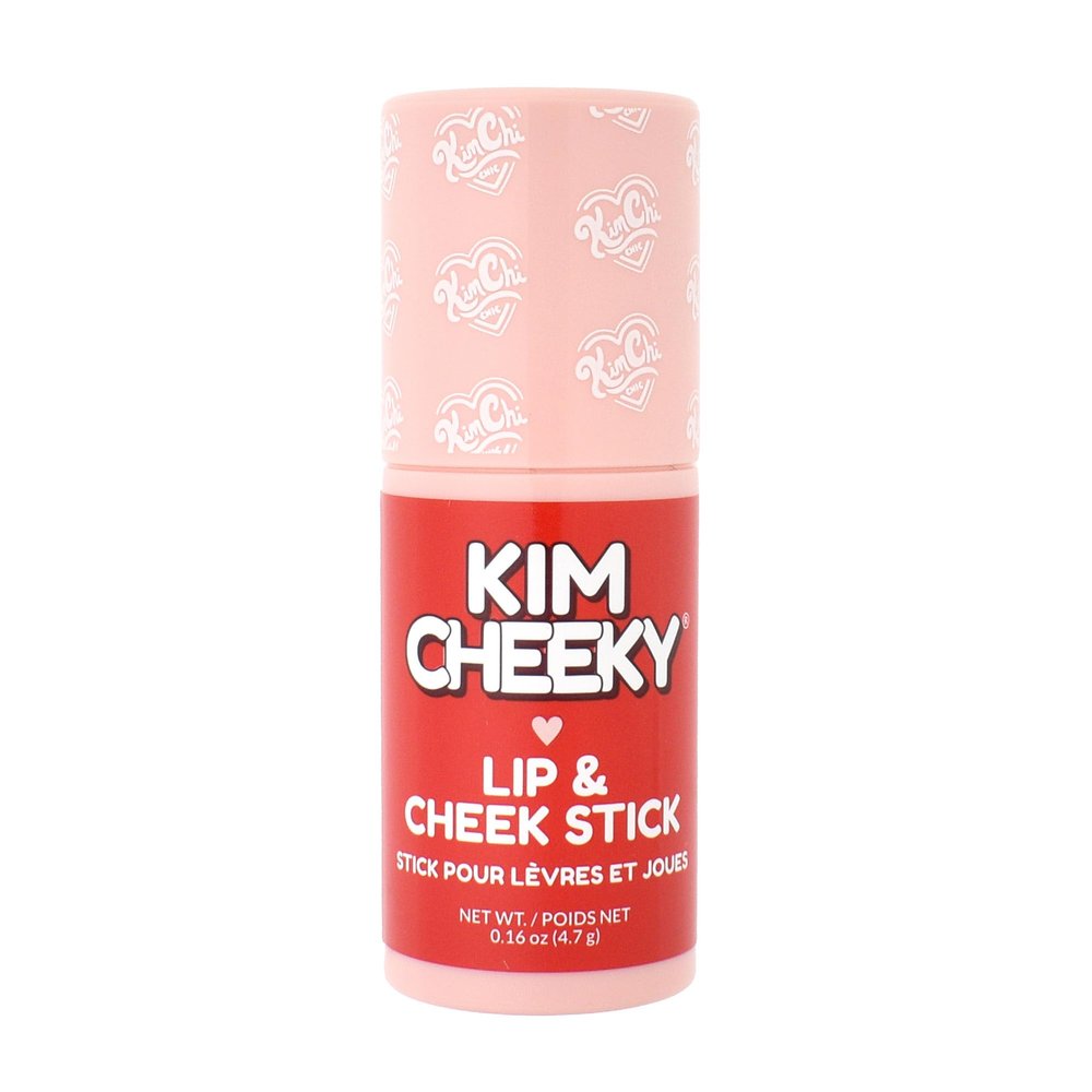 KimChi Chic Beauty Kim Cheeky Multi-Use Cream Stick for Cheeks & Lips, Hydrating, Blendable Blush & Lip Stick, Infused with Shea Butter & Castor Oil, Vegan & Cruelty-Free, Flushed