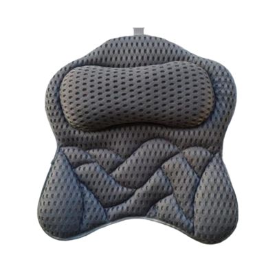 Bathtub Pillow with Suction Cups - Back Support Bathtub Cushion, Spa Bath Pillows, Spas Bath Pillows Support, Breathable 4D Shower Pillow | Skin-Friendly Tub Cushion for Neck, Back, Relaxation, Spa