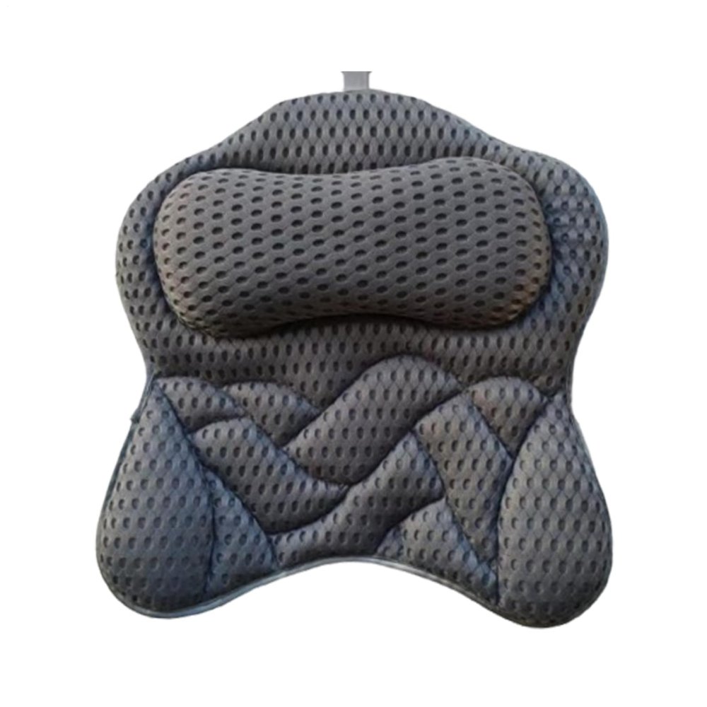 Bathtub Pillow with Suction Cups - Back Support Bathtub Cushion, Spa Bath Pillows, Spas Bath Pillows Support, Breathable 4D Shower Pillow | Skin-Friendly Tub Cushion for Neck, Back, Relaxation, Spa