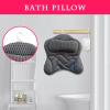 Bathtub Pillow with Suction Cups - Back Support Bathtub Cushion, Spa Bath Pillows, Spas Bath Pillows Support, Breathable 4D Shower Pillow | Skin-Friendly Tub Cushion for Neck, Back, Relaxation, Spa view 3
