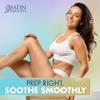 Satin Smooth Post Wax Oil, Wax Residue Remover + Satin Smooth Pre-Wax Cleanser, Skin Waxing Prep & Afterwax Care Duo, 16 fl oz view 2