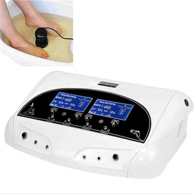 Ionic Foot Bath Detox Machine, Dual Ionic Foot Bath Detox Machine, with Dual LCD Display, Fast Detox Cycles & Lightweight Design, All in One Foot SPA System for Home Beauty Salon Spa.