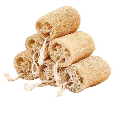 1/2/3pcs Natural Loofah Washing Brushes Luffa Loofa Bath Body Shower Sponge Kitchen Cleaing Scrubber Bathroom Accessories(1 pcs)